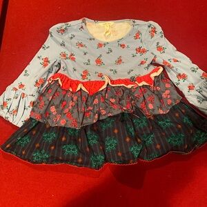 Matilda Jane floral ruffle shirt 8